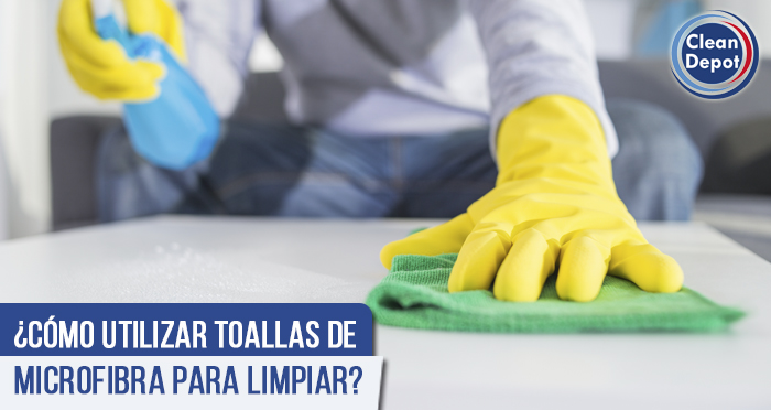 ¿Cómo utilizar toallas de microfibra para limpiar?