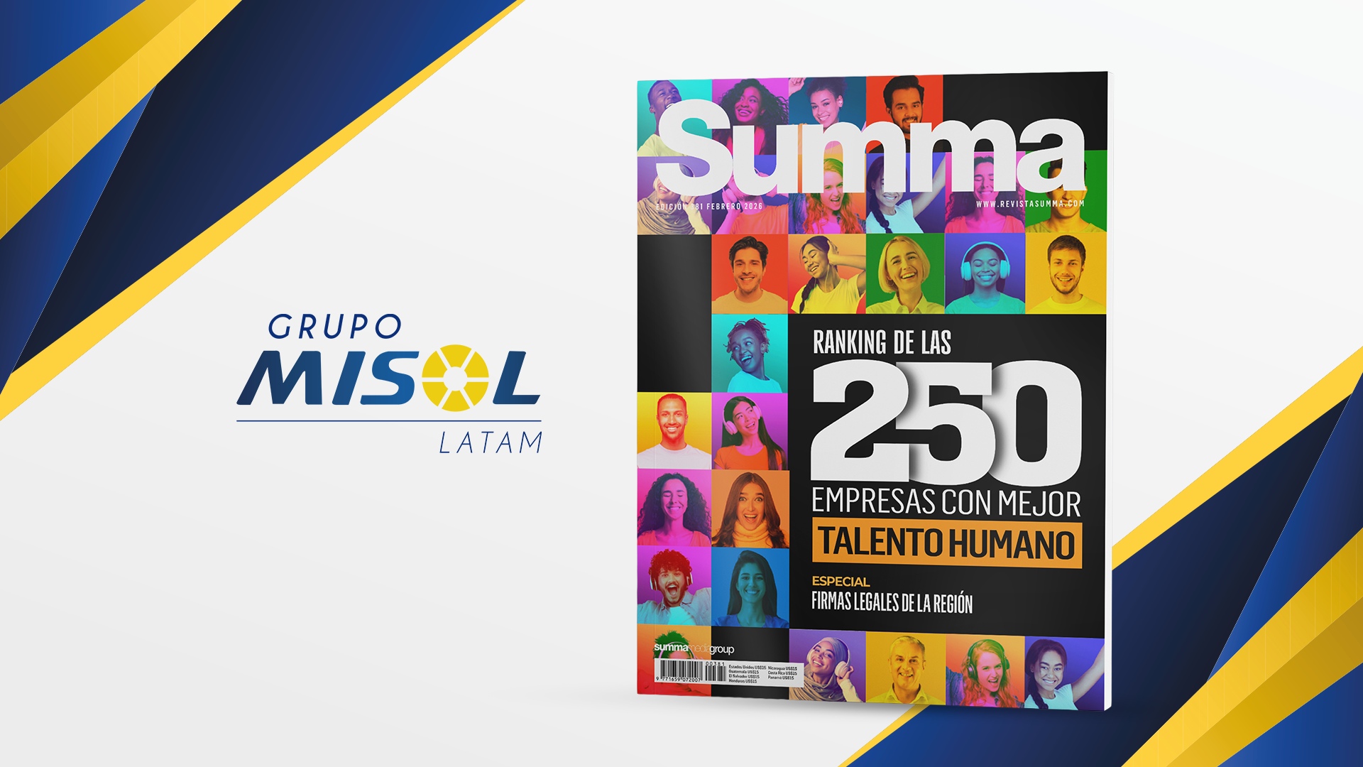 Grupo Misol destaca en el Ranking de las 250 Empresas con Mejor Talento Humano 2026